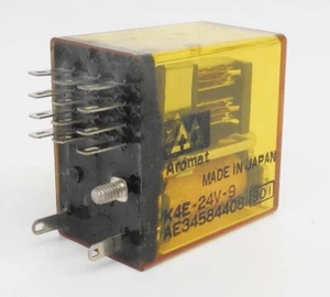 Aromat Gas Type K4E-24V-9 4PDT Make Before Break Cue Relay Sony MCI Recorders JS - Picture 1 of 1