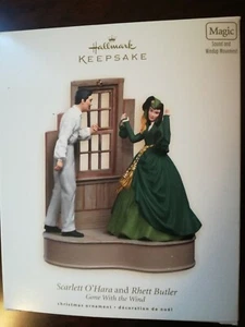 Hallmark Keepsake Gone with the Wind Scarlett O'Hara & Rhett Butler - Magic NIB - Picture 1 of 3