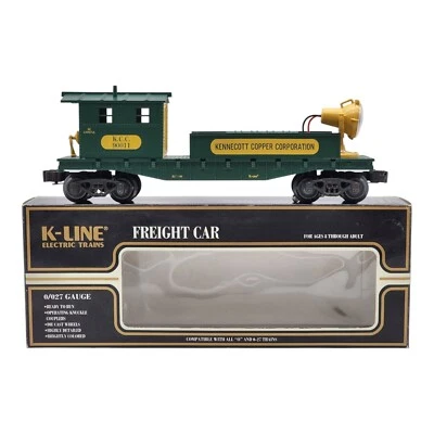 Sealed K-line Kennecott Copper Corporation Work Caboose w/ Spotlight K-90011 - Image 1 of 4