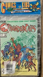 COMICS FOR KIDS THUNDERCATS #1-3 Second Prints Marvel Comics 1985 SEALED PACK - Picture 1 of 3