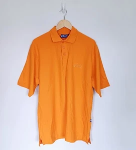 Polo Asics taglia L top con logo ricamato top sportivo senape nuova - Foto 1 di 12