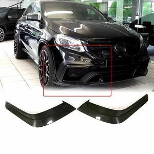 Carbon Fiber Front Bumper Splitter Canard Fins For Mercedes-Benz C292 GLE63 AMG - Picture 1 of 11