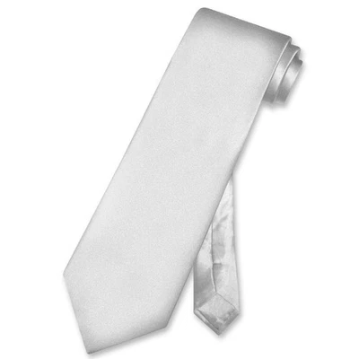 Corbata Biagio 100 % SEDA Sólida Color Gris Plateado Para Hombre Gris Corbata Foto 1 de 2