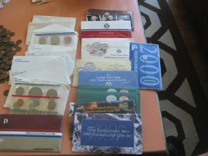 Lot of (22)  1972-2000  US Mint P&D Sets, ALL BU/MS!! - Picture 1 of 3