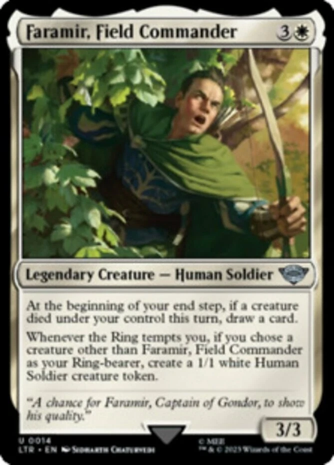 x1 Faramir, Field Commander - Lord of the Rings - NM - MTG - Image 1 of 1