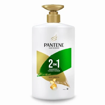 Pantene Advanced Hairfall Solution, 2in1 Anti-Hairfall Silky Smooth Shampoo & Co - Image 1 of 4