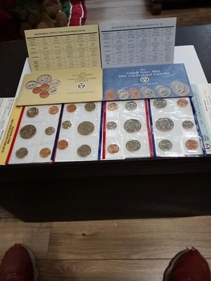 1990-1991 US Mint with D&P Mint Marks In Original Envelope & COA - Image 1 of 4