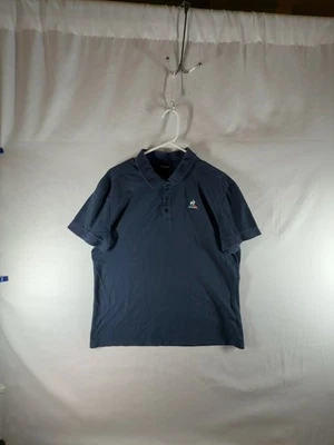 Men’s Large Le Coq Sportif Polo Shirt Navy Blue - Image 1 of 4