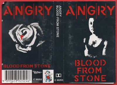 1990 MUSIC CASSETTE TAPE - [ALBUM - BLOOD FROM STONE] SINGER: ANGRY ANDERSON - Image 1 of 4