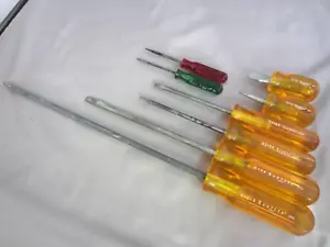 8 Xcelite Screwdriver Flathead Assortment Electronics w/ narrow slot head screws - Picture 1 of 10