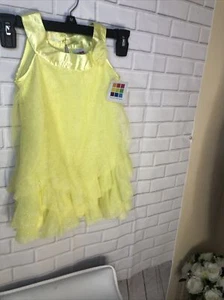 healthtex dress 3t NWT tutu style Yellow MWT Princess Dress Girls Kids - Picture 1 of 7