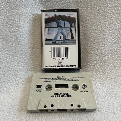 Billy Joel Glass Houses Cassette Tape 1980 CBS Columbia - Tested - Image 1 of 4