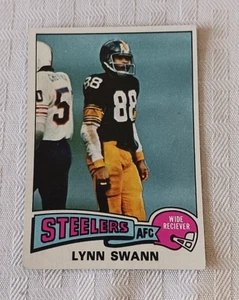 Vintage 1975 Topps NFL Football Rookie Card #282 LYNN SWANN Steelers RC EX HOF - Bild 1 von 2