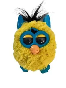Furby Lightning Zap Yellow And Teal Rare 2012 Hasbro - Picture 1 of 5