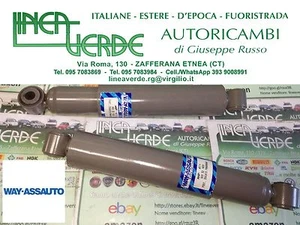 COPPIA AMMORTIZZATORI POSTERIORI FIAT DUCATO CITROEN C25 PEUGEOT J5 WAY-ASSAUTO - Picture 1 of 6