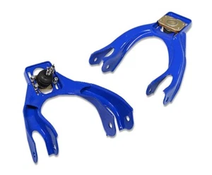 DC2 INTEGRA VTEC EG/CIVIC EJ/DEL SOL ADJUSTABLE A ARM+BALL JOINT CAMBER KIT BLUE - Picture 1 of 1