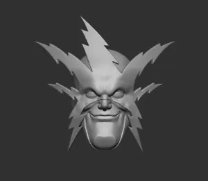 Electro custom head sculpt for 4" 6" 7" 12" Marvel Comics action figures - Picture 1 of 2
