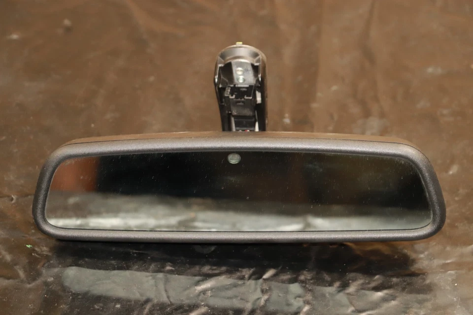 Rear View Mirror Hidden Compass Homelink Garage Opener Auto Autodim OEM BMW E92 - Image 1 of 4