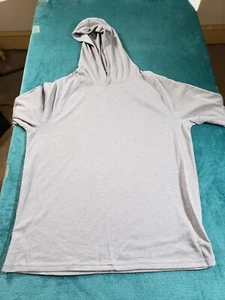 George Hoodie Sweater Sz Large Mens Gray Pullover Polyester Casual Warm NWT - Picture 1 of 10