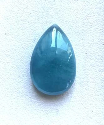 Aquamarine Pear Natural Aquamarine Gemstone For Pendant Good Quality For Jewelry - Image 1 of 3