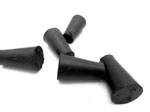 000 Rubber Stopper Plug 11/32" To 15/32" ID Hole Plug 9mm To 12mm ID Hole, Solid - Picture 1 of 12
