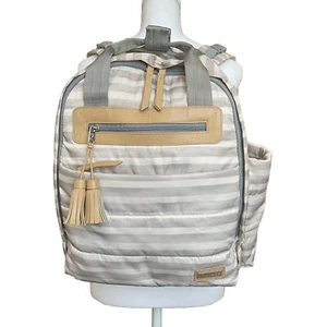 Zaino Skip Hop Riverside ultraleggero grigio bianco borsa pannolini - Foto 1 di 5