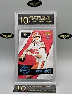 2021 Panini Instant Jacksonville Jaguars Trevor Lawrence Rookie RC Mint LRG 10 - Bild 1 von 2