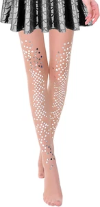 Damen Strumpfhose Meerjungfrau glitzer Strumpfhose mit Fischschuppen Meerjungfra - Bild 1 von 5