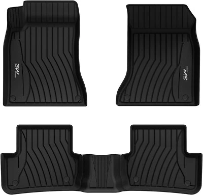 2014-2019 FOR MERCEDES-BENZ CLA CUSTOM FLOOR ROW  MAT SET  - 3 PC BLACK 3W - Image 1 of 4