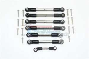 GPM RUS4160S-OC STAINLESS STEEL THICKENED TIE RODS FOR TRAXXAS 1/10 RUSTLER 4X4 - Picture 1 of 4