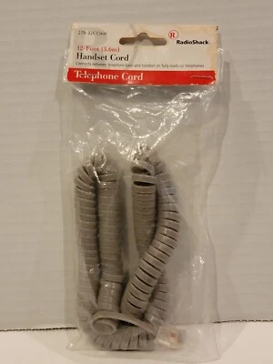 RadioShack 279-326 12 Ft. Handset Telephone Cord - Image 1 of 4