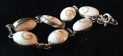 Bracciale In Argento  -Occhio- Shiva/Santa Lucia -Vintage - Immagine 1 di 3