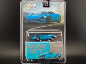 Mini GT McLaren 750S Spider Belize Blue MGT00812 1/64 - Picture 1 of 8