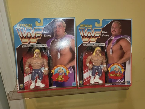 WWF HASBRO CUSTOM BEVERLY BROTHERS  GALOOB WRESTLING FIGURE MOC Cover