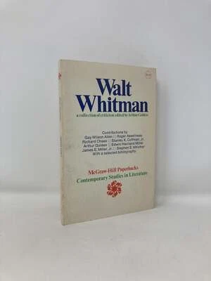 Walt Whitman A Collection of Criticism by Arthur Golden First 1st Edition VG PB - Image 1 of 4