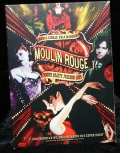 Moulin Rouge 📀Nicole Kidman Ewan McGregor Kylie Minogue Baz Luhrmann DVD 2Disc - Imagen 1 de 3