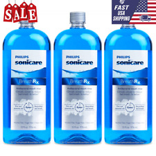 Phillips sonicare BreathRx Anti-Bacterial Mouth Rinse, 3 Bottle Economy Pack is