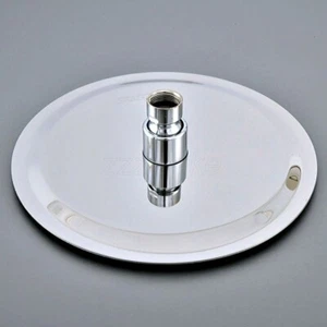 Bathroom 8 Inch Polished Chrome Water Saving Round Top Rain Shower Head Zsh237 - Picture 1 of 5