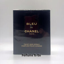 BLEU de CHANEL 3 x 0.7 oz (20 ml) PARFUM Travel Spray + 2 Refills NEW & SEALED