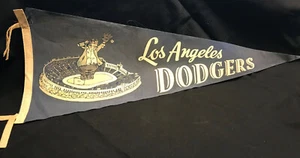 Vintage Los Angeles Dodger 1959 Full Size Very Rare Da Bum Original Pennant D20 - Bild 1 von 5