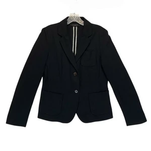 Talbots Blazer Damen 10 Schwarz 2 Knopf Sakko Business Freizeit Baumwolle Langarm - Bild 1 von 13
