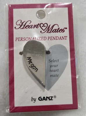 Megan Heartmates Ganz Medio Corazón Magnético Dije Retro Años 2000 Personalizado  Foto 1 de 2