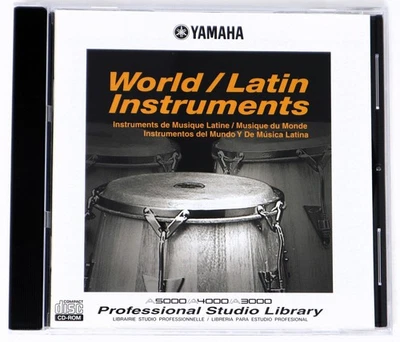 Yamaha World / Latin Instruments A3000 A4000 A5000 Format Library/Sampling CD - Image 1 of 3