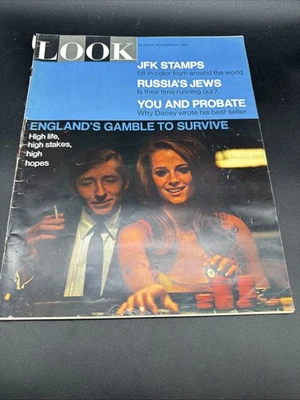 Look Magazine Nov 29, 1966 JFK ENGLAND ADVERTISEMENT - Image 1 of 4