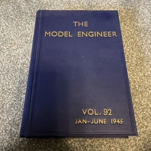 Model Engineer 1945 vintage hobby Magazines complete bound Collection Jan-Jun - Picture 1 of 5