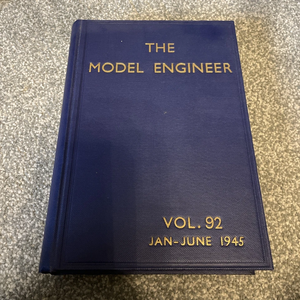 Model Engineer 1945 vintage hobby Magazines complete bound Collection Jan-Jun - Image 1 of 4