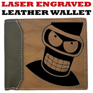 Custom BENDER #2 Wallet - Bifold Leather Wallet - Premium Quality - Picture 1 of 5