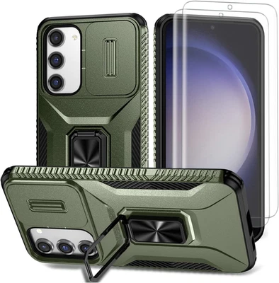 For Samsung Galaxy S23 Plus Case With Military Grade Protective Cover, Kickstand