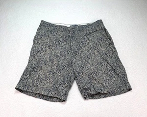 Pantalones Cortos Chinos Polo by Ralph Lauren Lino Algodón Floral Azul Para Hombre Talla 36 - Imagen 1 de 10