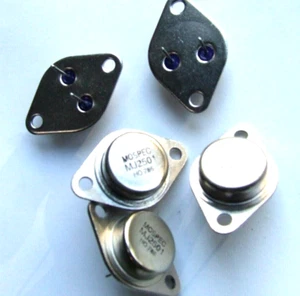 MJ 2501 TRANSISTOR MOSPEC TO3 MADE IN TAIWAN KIT 5 PEZZI ORIGINALE ANNI 80 - Foto 1 di 1